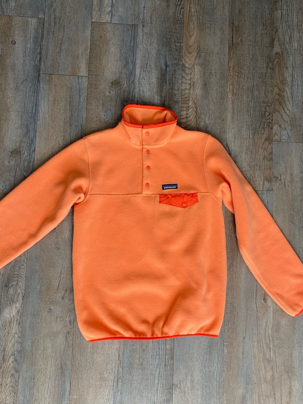 Women's Patagonia Synchilla® Snap-T® Pullover in Orange